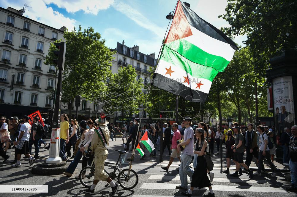 May Day Rally in Paris FA
