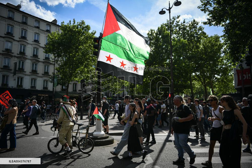 May Day Rally in Paris FA