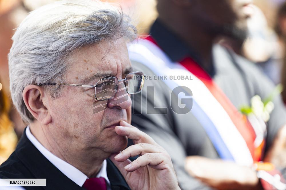 Politicians at May Day Rally - Paris