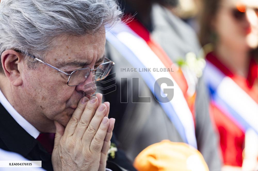 Politicians at May Day Rally - Paris