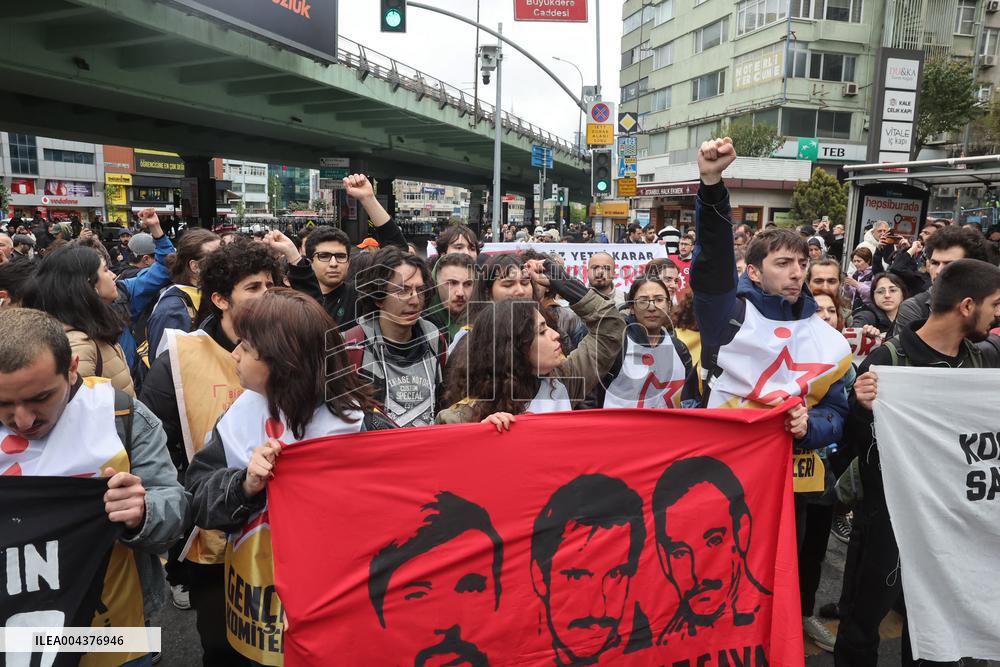 Clashes on May Day March - Istanbul