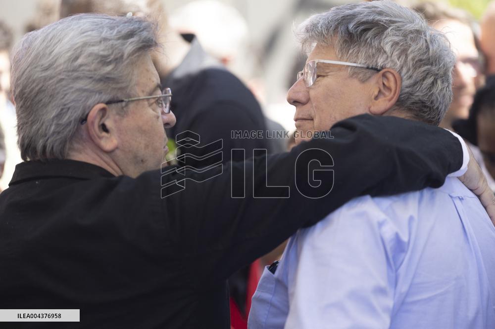 Politicians at May Day Rally - Paris