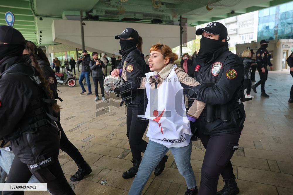 Clashes on May Day March - Istanbul