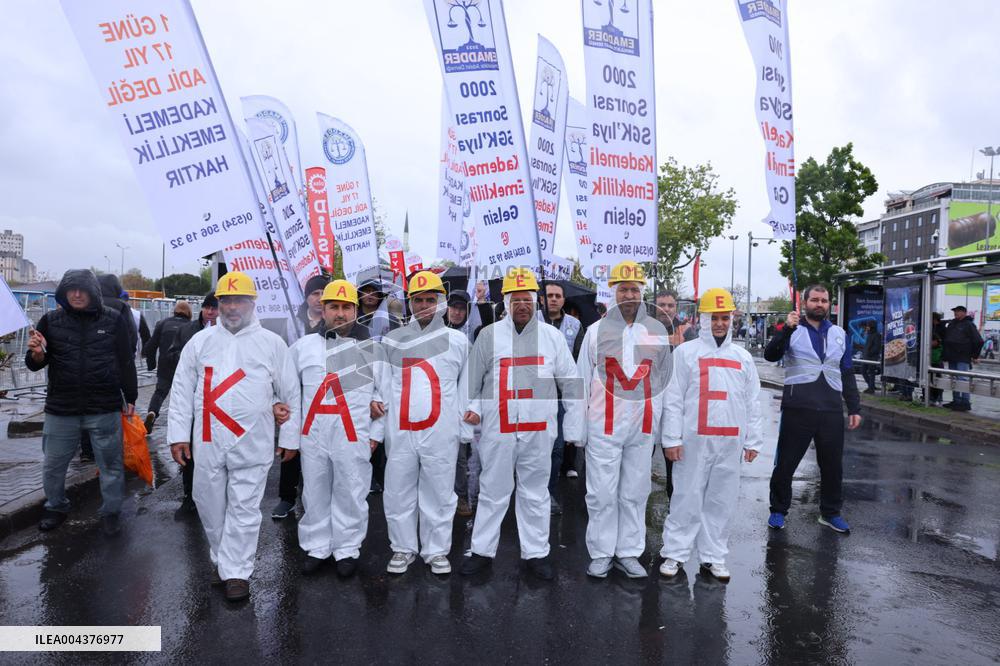 May Day Demonstration March - Istanbul