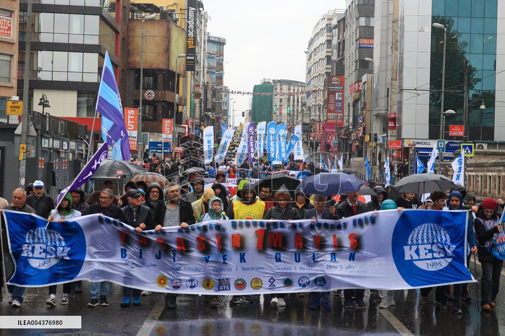 May Day Demonstration March - Istanbul