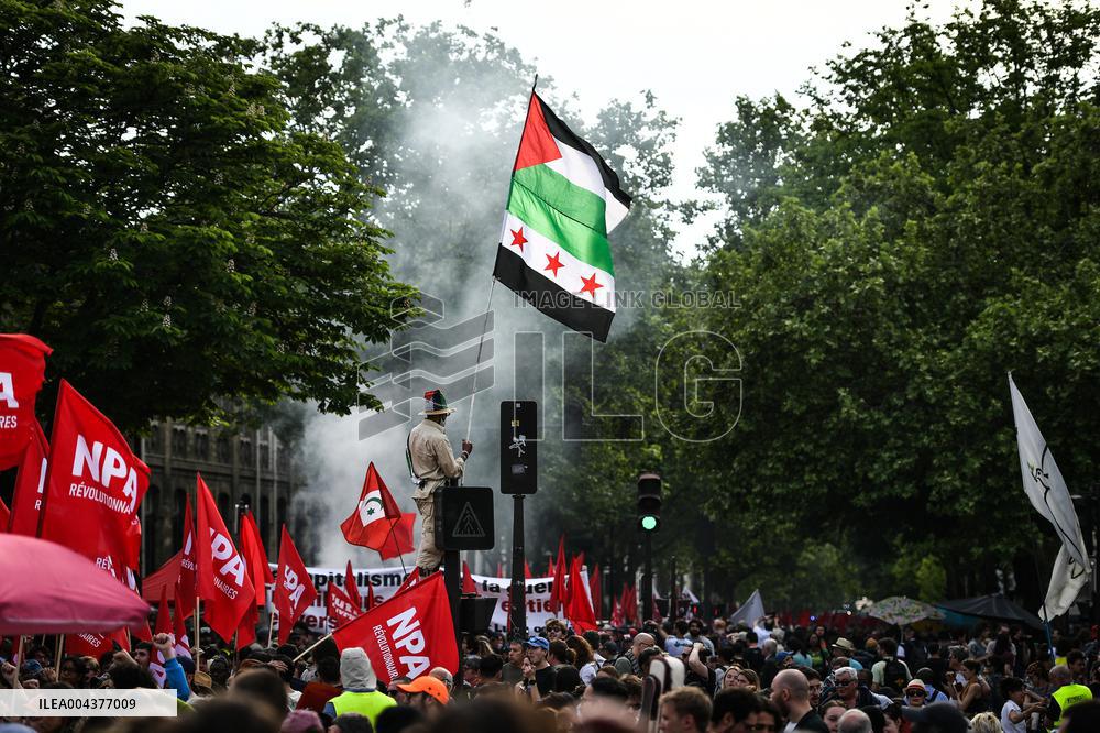 May Day Rally in Paris FA