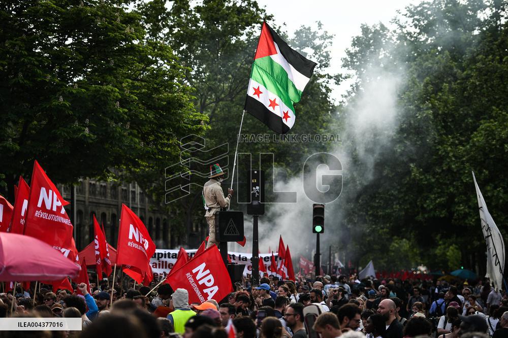 May Day Rally in Paris FA