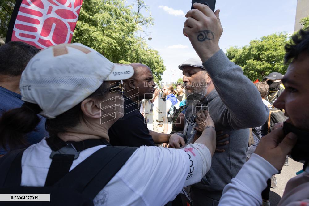 Socialist Party exfiltrated from Labour Day Rally - Paris RL