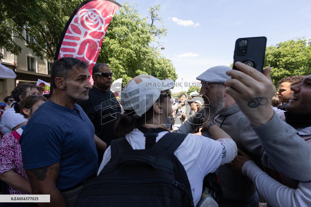 Socialist Party exfiltrated from Labour Day Rally - Paris RL