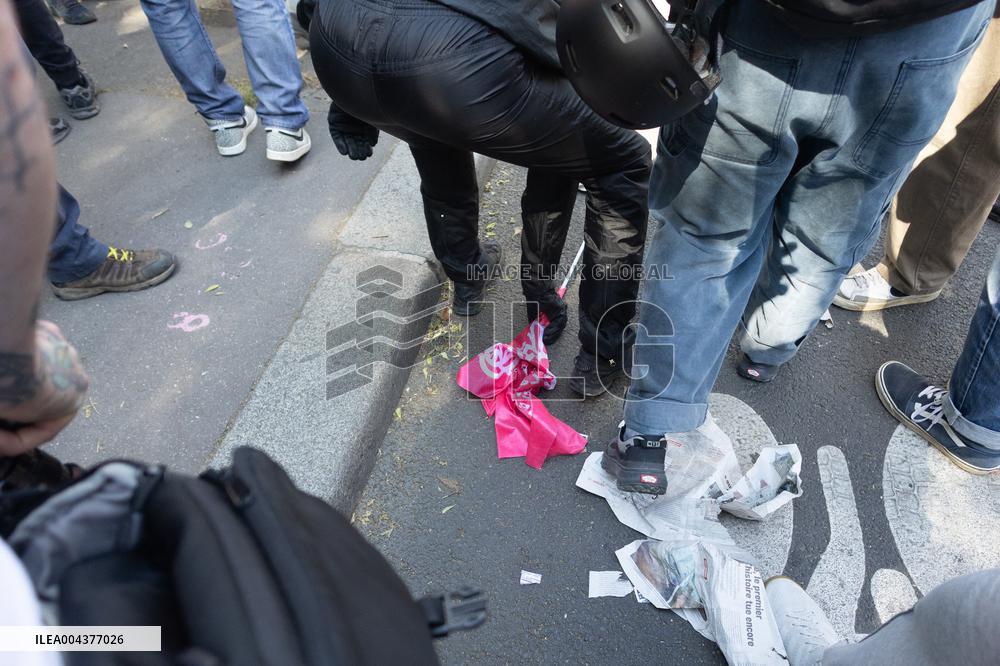 Socialist Party exfiltrated from Labour Day Rally - Paris RL