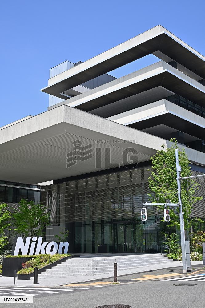 Nikon exterior, logo and signage