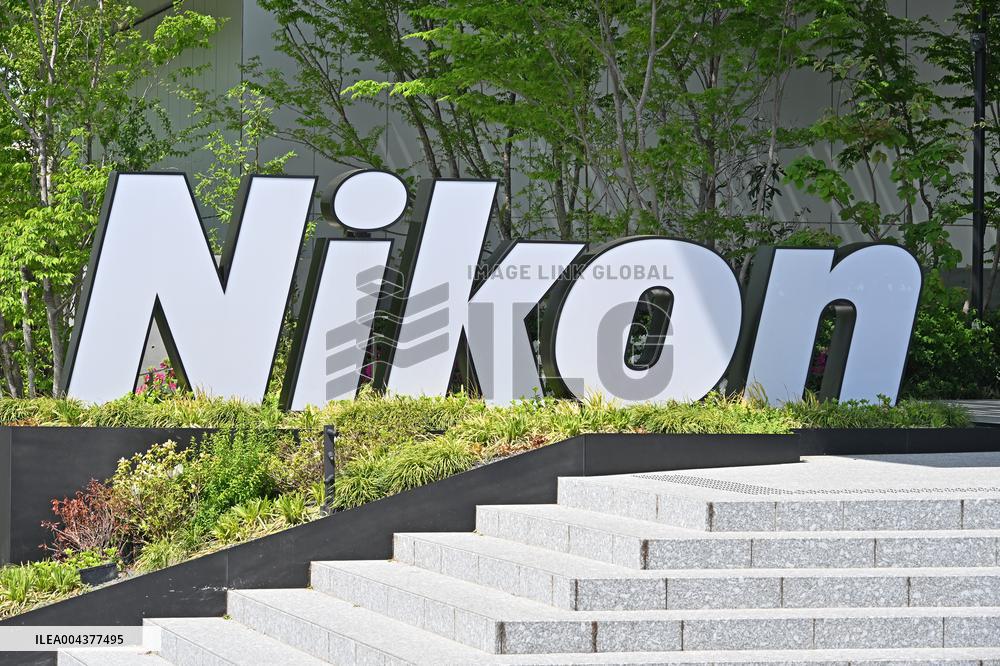 Nikon logo and signage