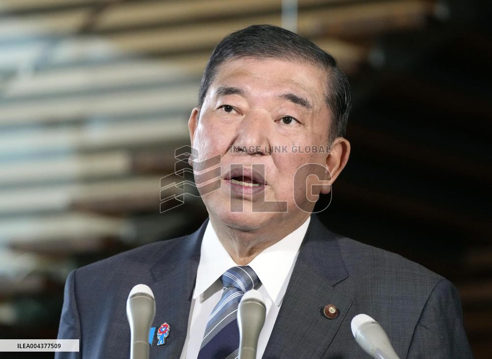Japan PM Ishiba over tariff talks