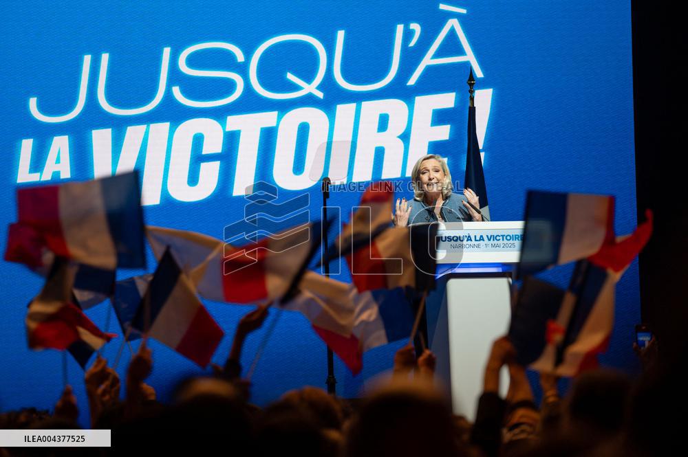 French Far-Right Party Meeting of Labour Day - Narbonne