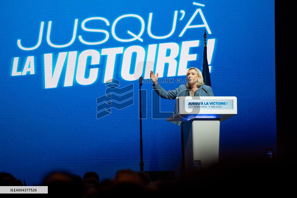 French Far-Right Party Meeting of Labour Day - Narbonne