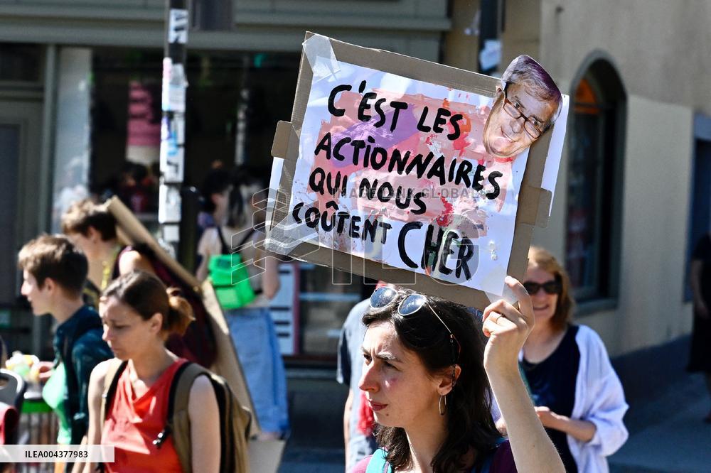 Labor Day Demonstration in Strasbourg - France