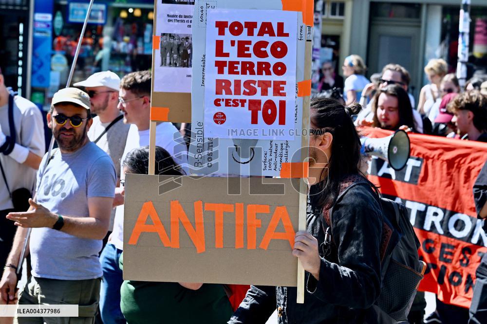 Labor Day Demonstration in Strasbourg - France