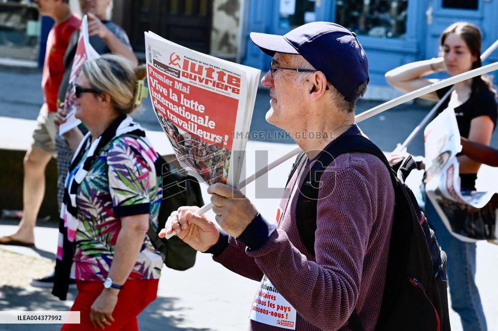 Labor Day Demonstration in Strasbourg - France