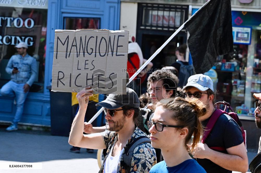 Labor Day Demonstration in Strasbourg - France