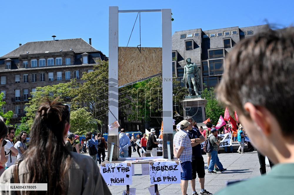 Labor Day Demonstration in Strasbourg - France