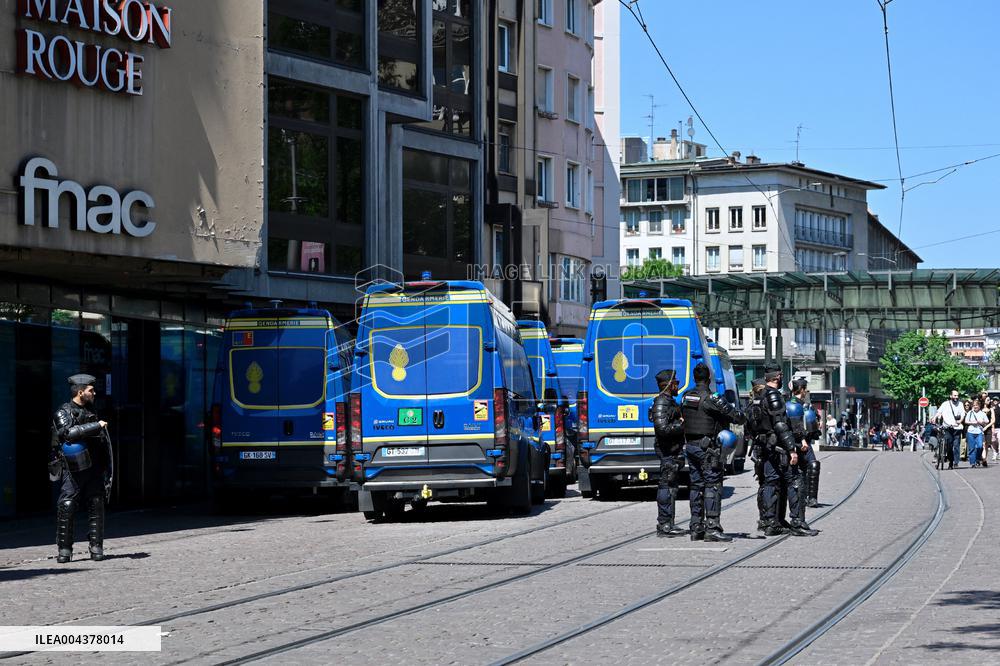 Labor Day Demonstration in Strasbourg - France