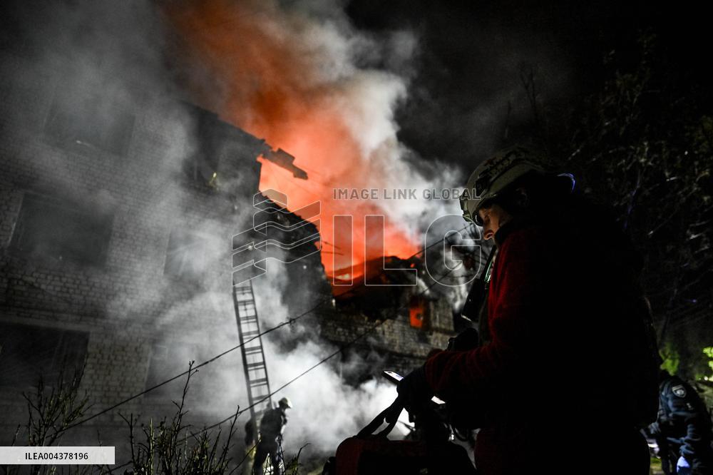 Zaporizhzhia under Russian drone attack