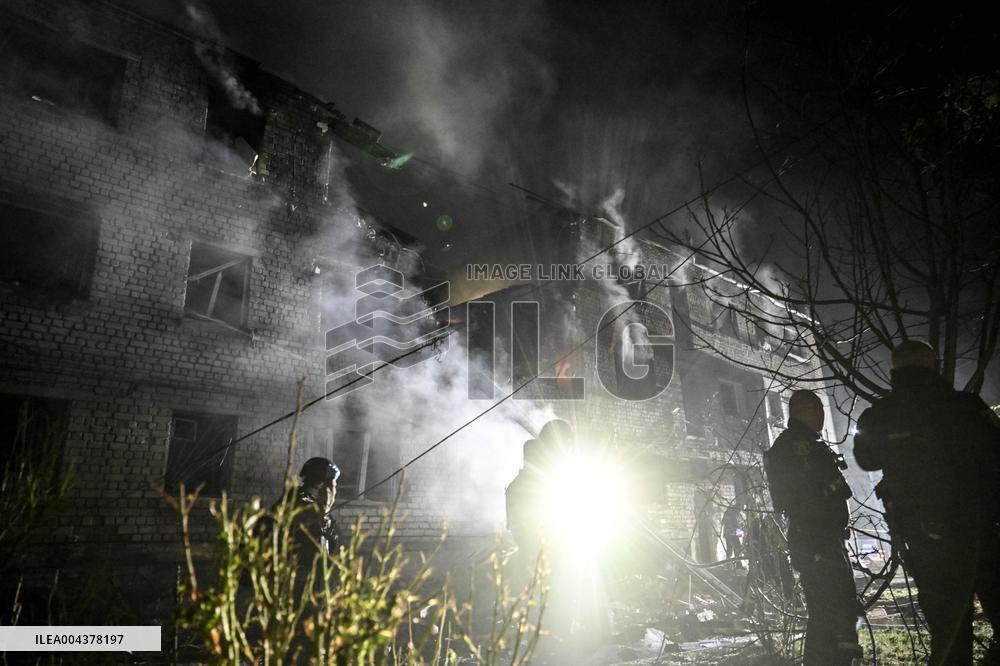 Zaporizhzhia under Russian drone attack