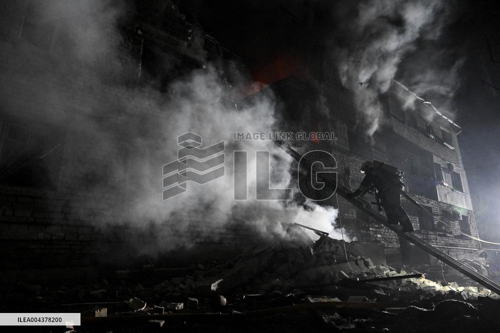 Zaporizhzhia under Russian drone attack