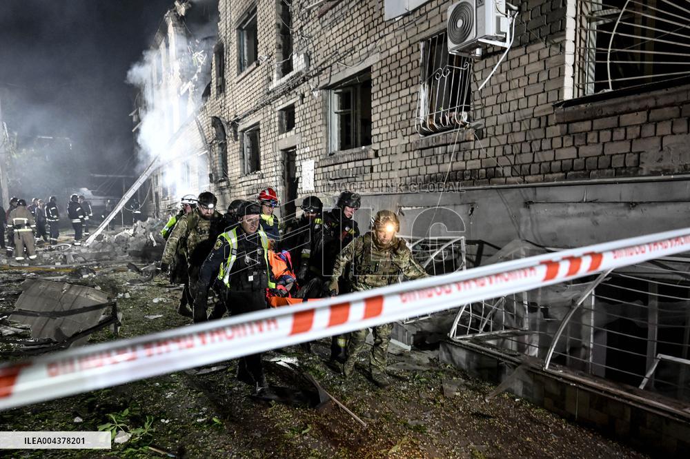 Zaporizhzhia under Russian drone attack