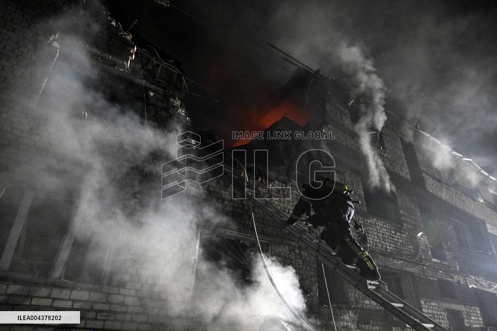 Zaporizhzhia under Russian drone attack