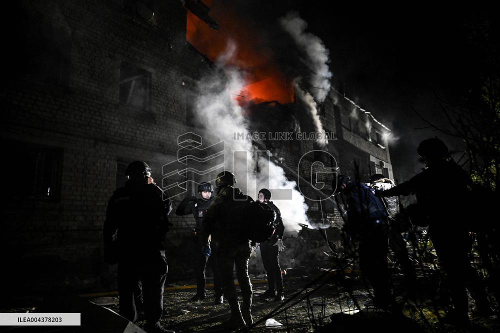 Zaporizhzhia under Russian drone attack