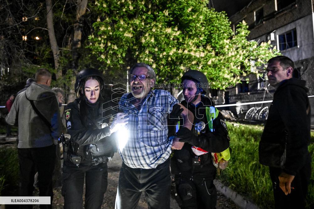 Zaporizhzhia under Russian drone attack