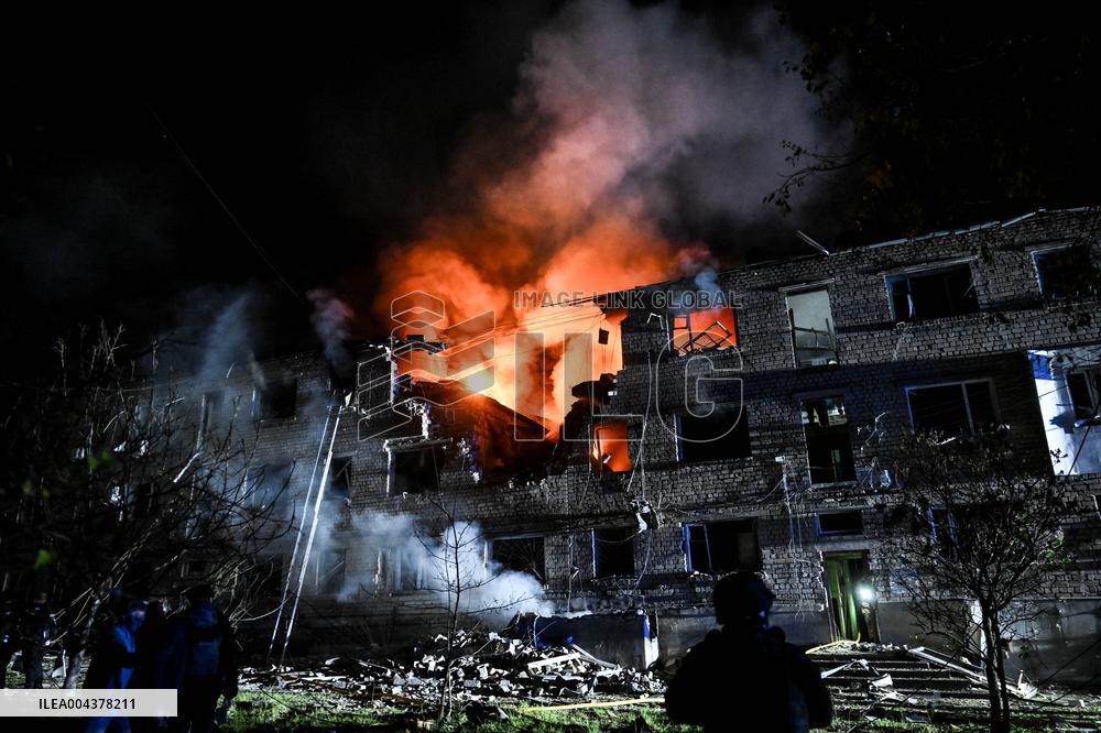 Zaporizhzhia under Russian drone attack