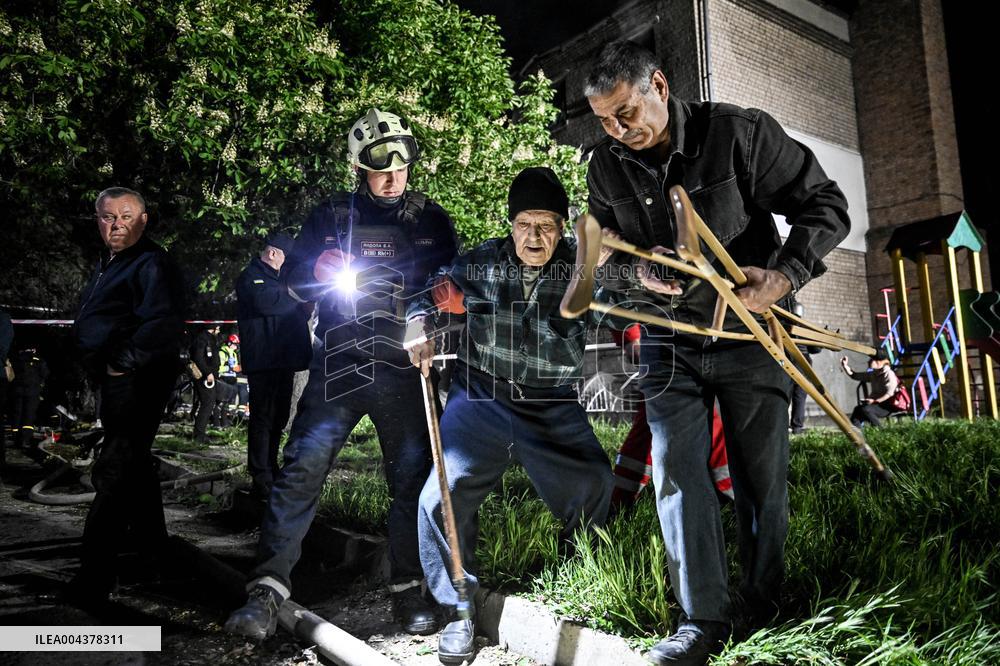 Zaporizhzhia under Russian drone attack