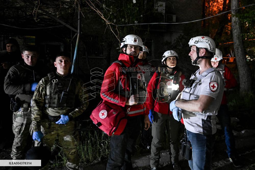 Zaporizhzhia under Russian drone attack