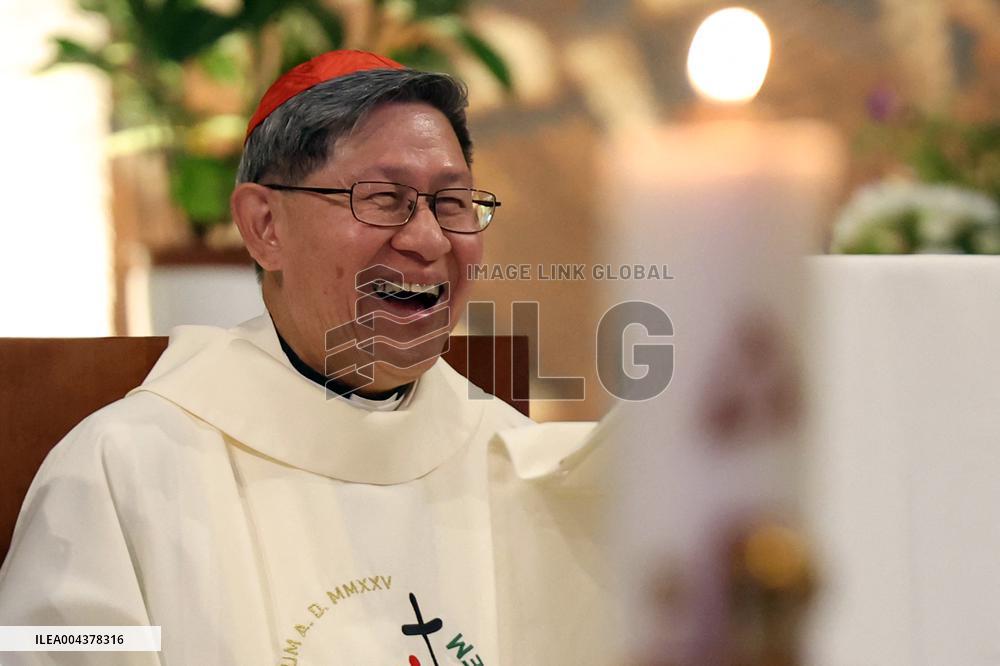 Cardinal Tagle Celebrates Mass in Centocelle - Rome