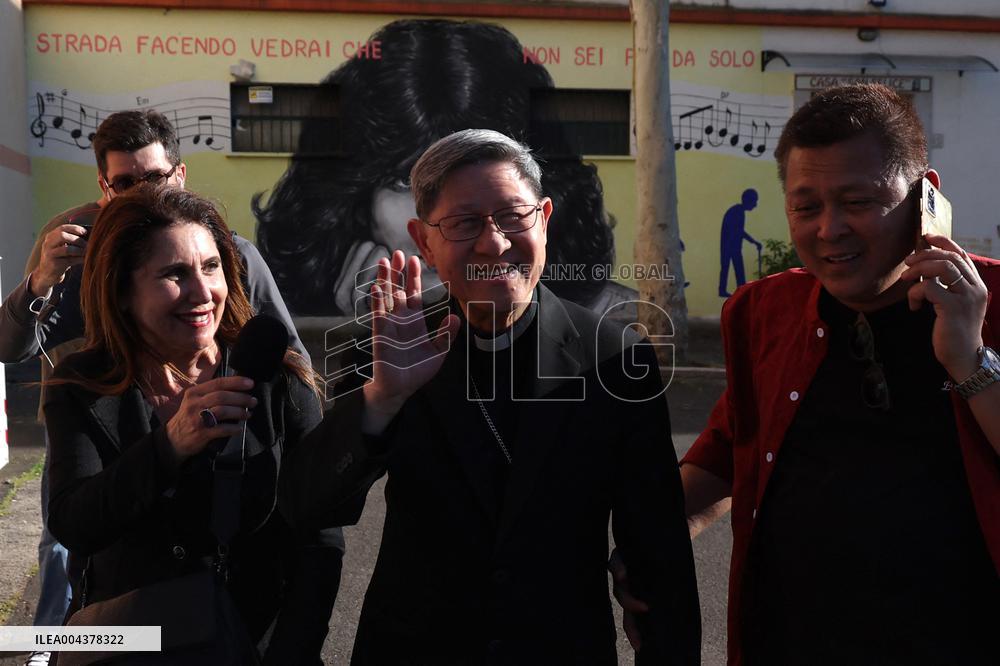 Cardinal Tagle Celebrates Mass in Centocelle - Rome