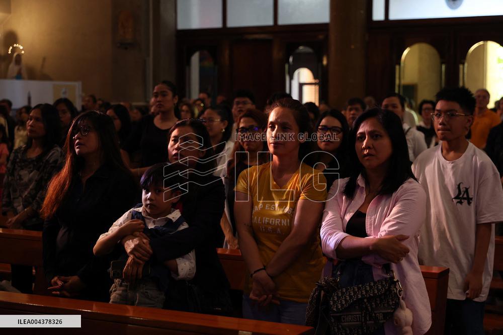 Cardinal Tagle Celebrates Mass in Centocelle - Rome