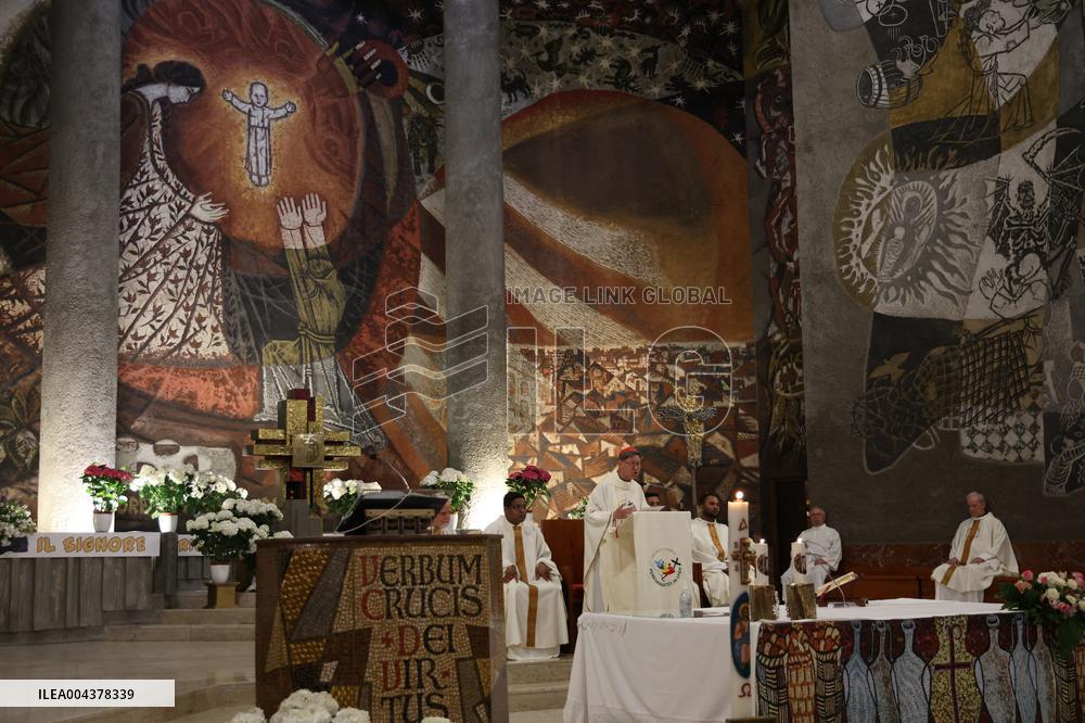 Cardinal Tagle Celebrates Mass in Centocelle - Rome