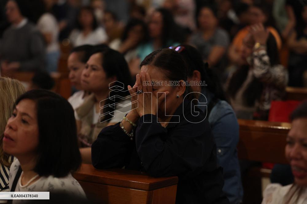 Cardinal Tagle Celebrates Mass in Centocelle - Rome