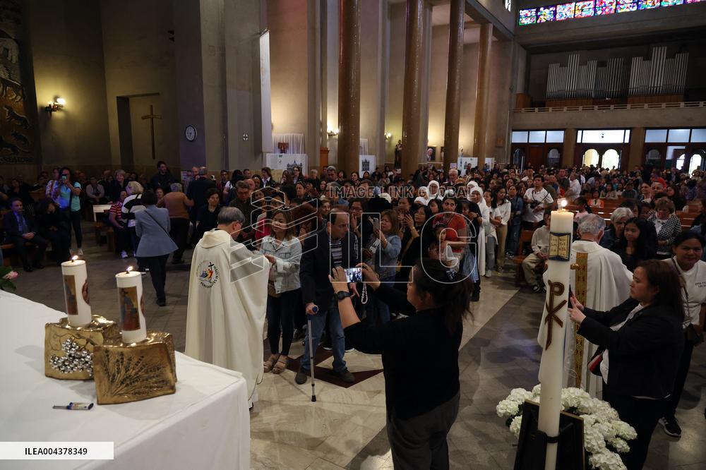 Cardinal Tagle Celebrates Mass in Centocelle - Rome