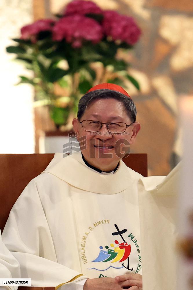 Cardinal Tagle Celebrates Mass in Centocelle - Rome