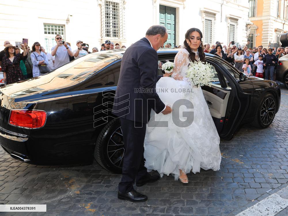 Wedding of Rudi Garcia and Francesca Brienza - Rome