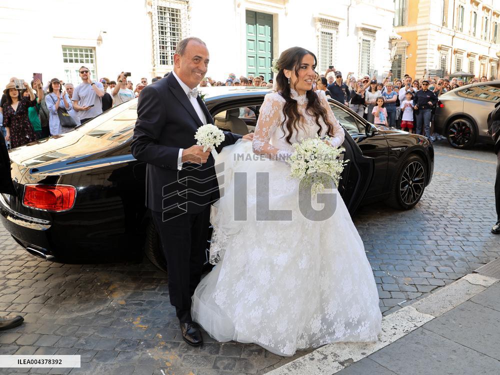 Wedding of Rudi Garcia and Francesca Brienza - Rome