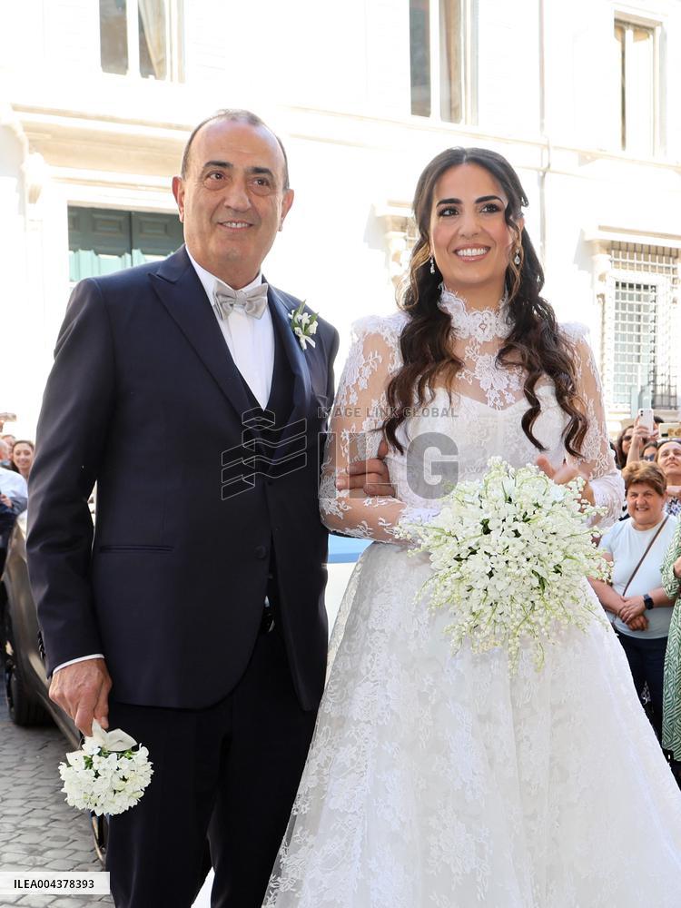 Wedding of Rudi Garcia and Francesca Brienza - Rome