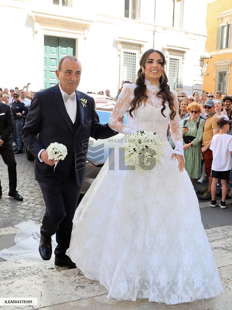Wedding of Rudi Garcia and Francesca Brienza - Rome