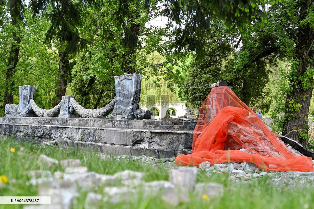 Exhumation of Soviet burials at Hill of Glory in Lviv