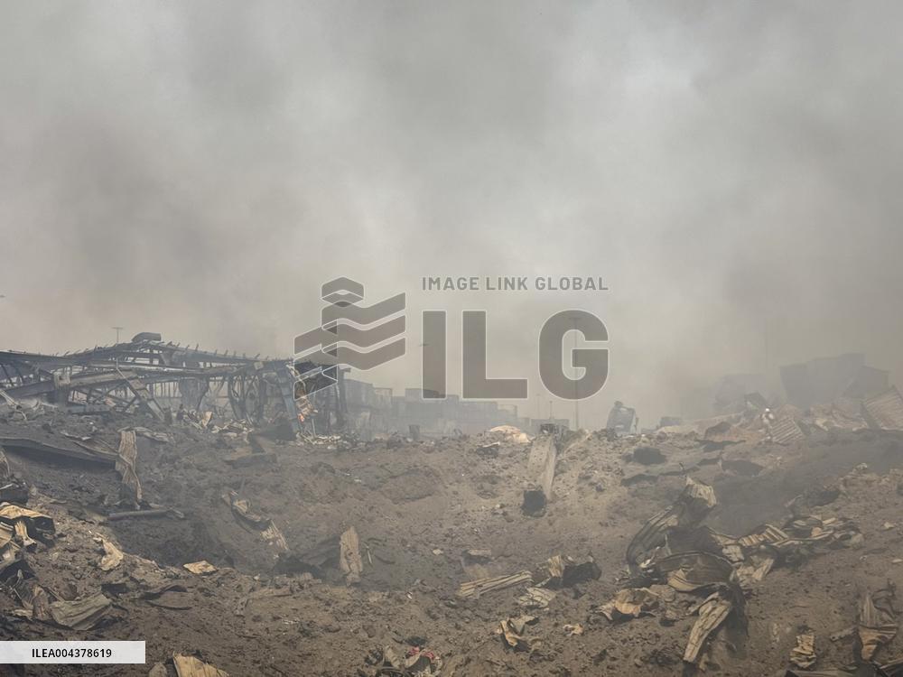 Aftermath Of Explosion In Shahid Rajaee Port - Iran