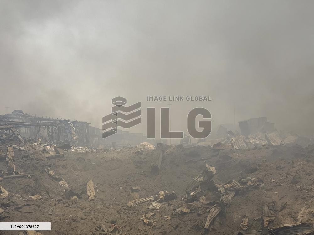 Aftermath Of Explosion In Shahid Rajaee Port - Iran