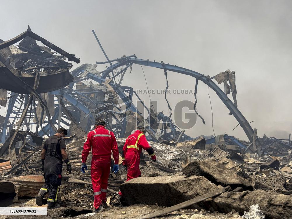 Aftermath Of Explosion In Shahid Rajaee Port - Iran